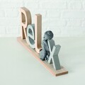 Decoratiune Buddha Letter Relax V2, Boltze, 38x5x16 cm, MDF