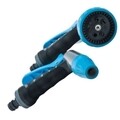Set 2 capete pentru furtunul de gradina, ABS, albastru/negru