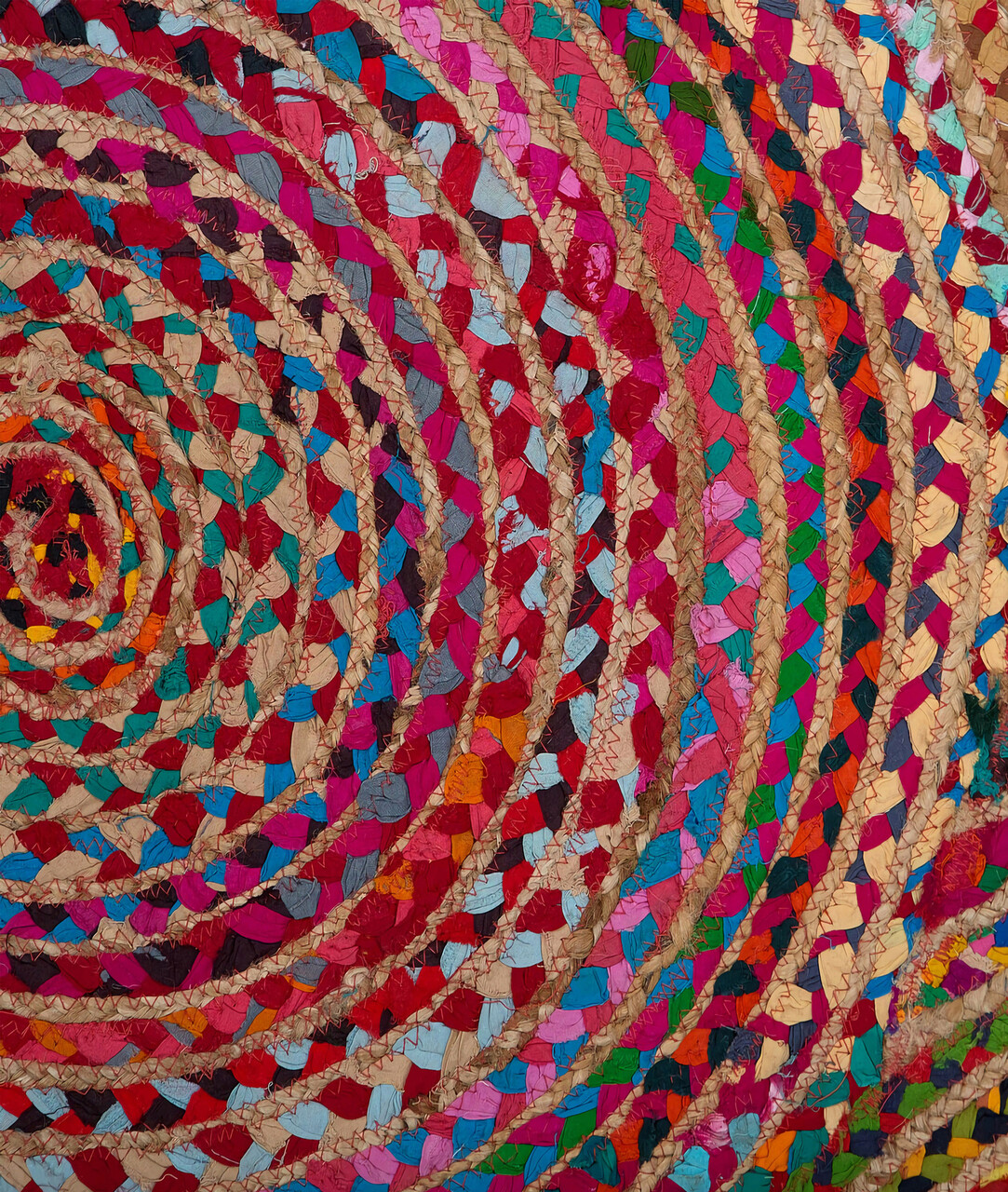 Covor, 00001A , 120x120 cm, Iuta, Multicolor - 2 | YEO
