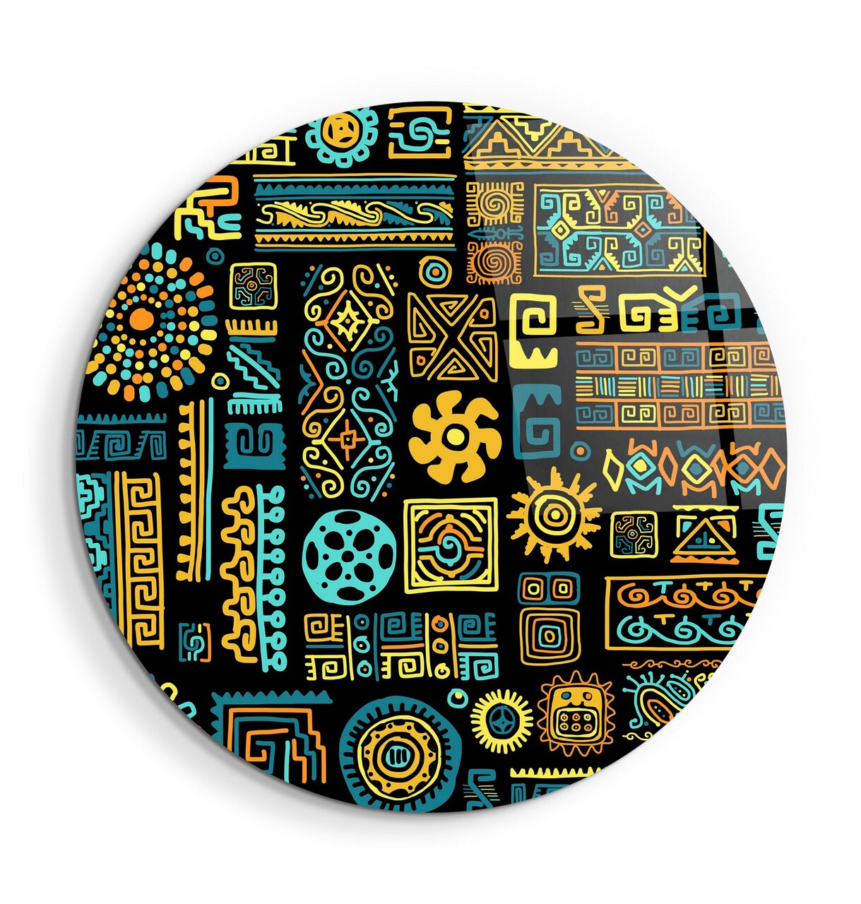 Tablou decorativ, SKR-9019, Dimensiune: 80 x 80, Multicolor - view 6