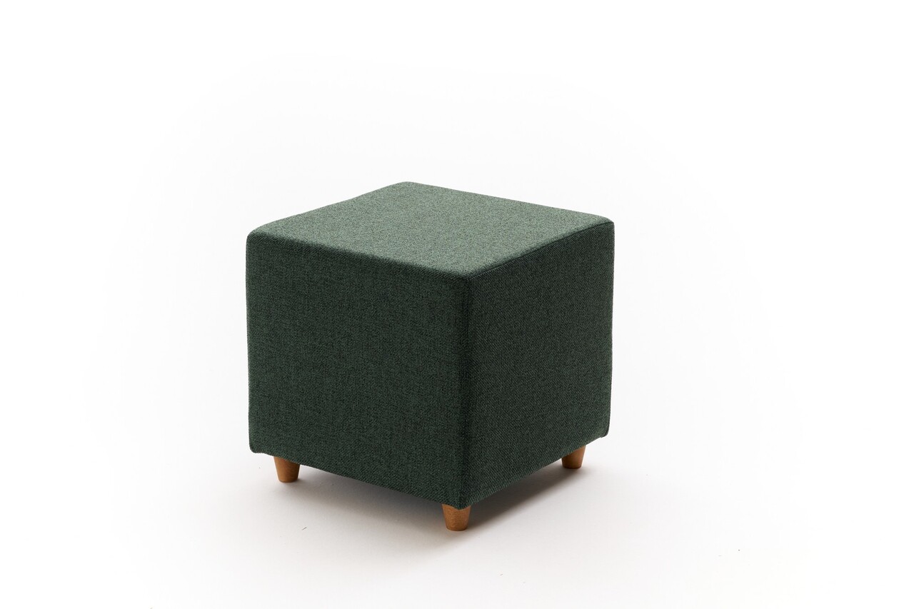 Taburet, Atelier del Sofa, 825BLC5165, Lemn, Verde - view 4