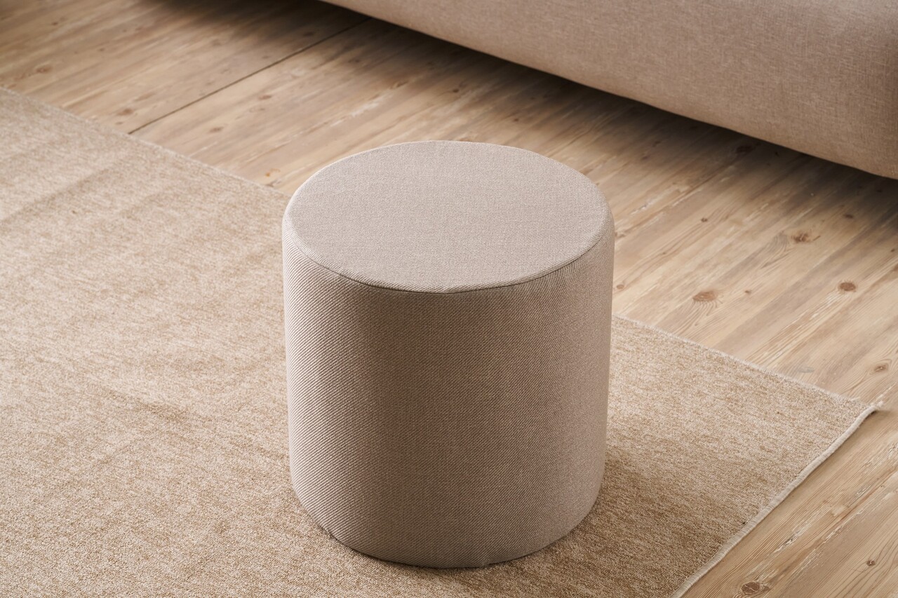 Taburet, Atelier del Sofa, 825BLC5115, Lemn, Bej - view 2