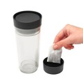 Cana termos pentru ceai, Brabantia, Make&Take, 8.4x20.1 cm, 360 ml, plastic, gri inchis