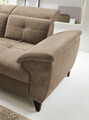Coltar extensibil stanga 5 locuri ELTAP, LT-20AU, Inferne, 297x210x107 cm, lemn/poliester, bej inchis