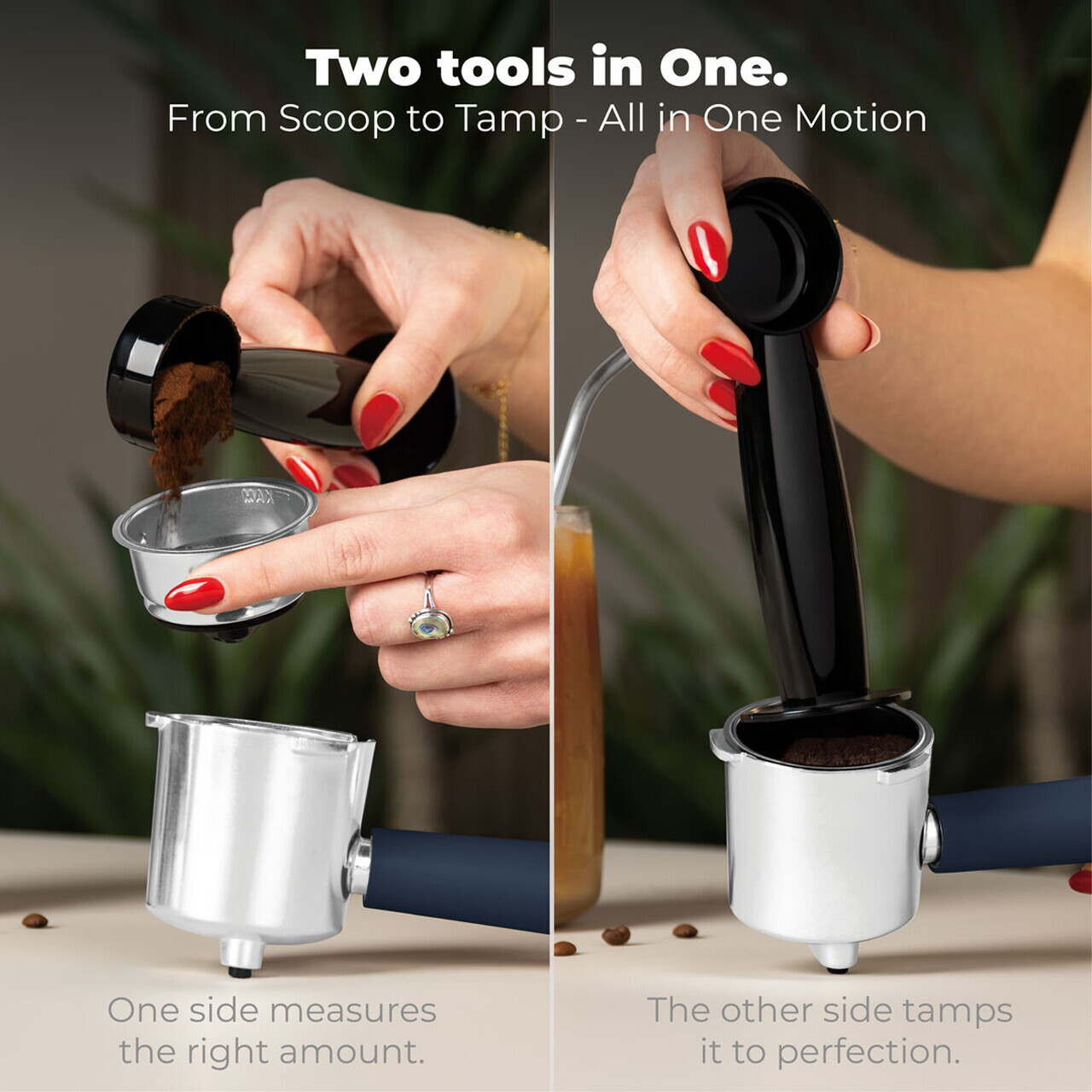 Espressor 3 in 1 Berlinger Haus, Deep Sea, 950W, 23x26.5x30.5 cm, inox, albastru mat/natur - view 5