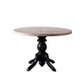 Masa, Fairfax, Albero32, 115x115x75 cm, Picioare: 100% LEMN DE FAG, Negru