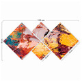 Set 4 tablouri decorative, 4MDF447918844, MDF, Imprimat UV, Multicolor