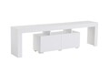 Comoda TV, Nordure, Enclave, 180x50x31 cm, PAL, Alb natural