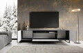 Comoda TV ADRK, Noemi, 200x41x53 cm, PAL melaminat/MDF, grafit