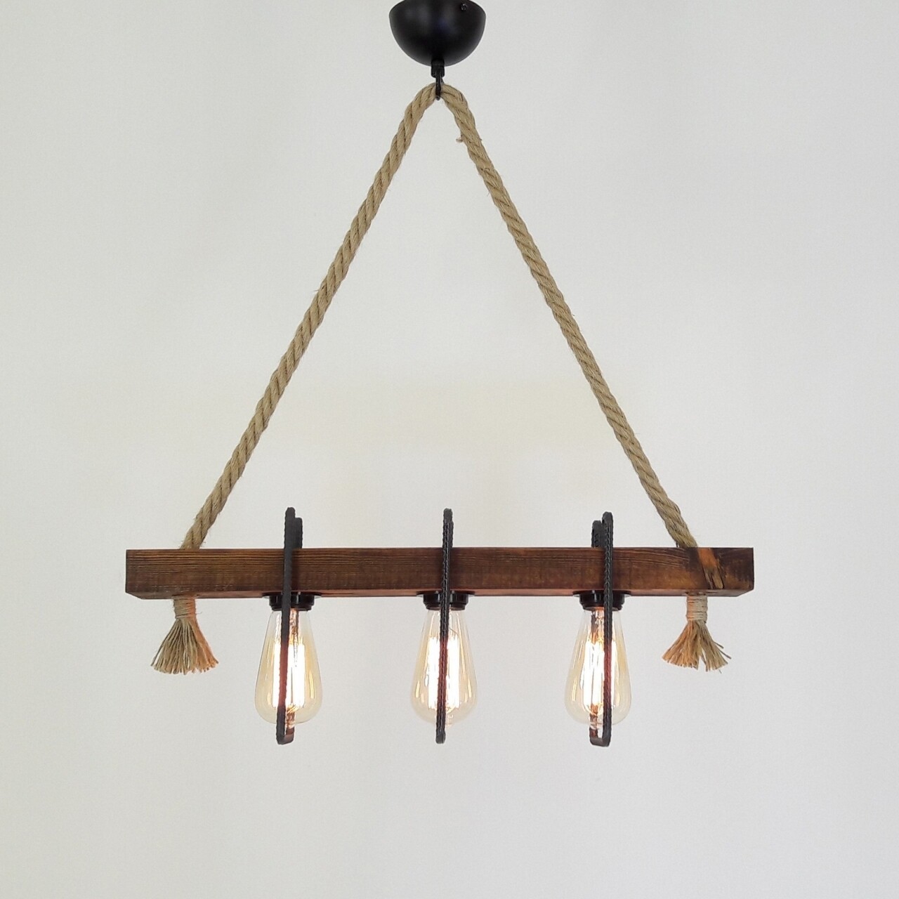 Candelabru All Design, handmade, 10x60x70 cm, Walnut - 2 | YEO
