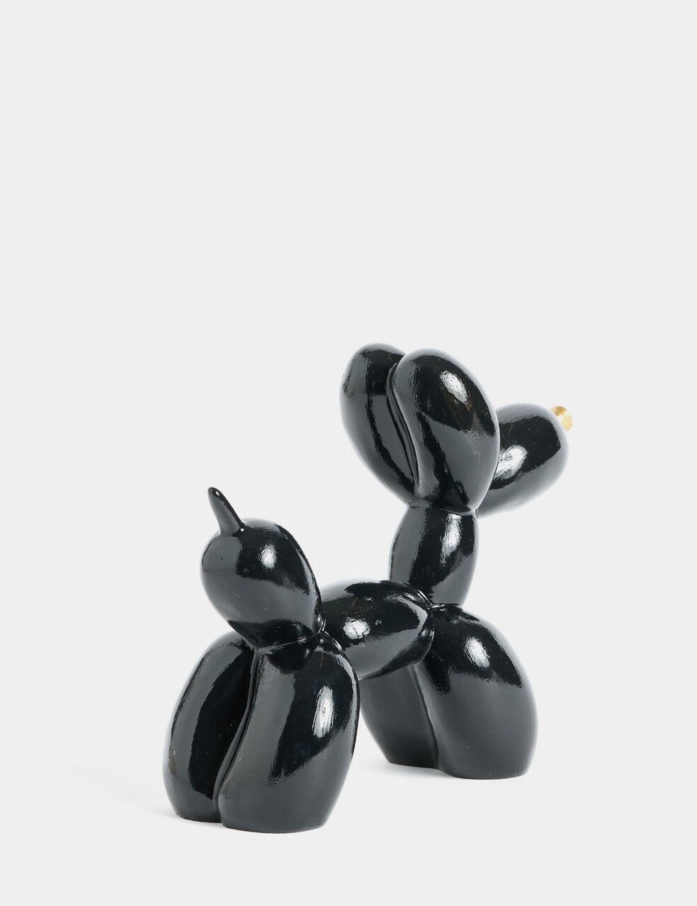 Decoratiune, Dog, 8x17x20 cm, Poliester, Negru - view 5