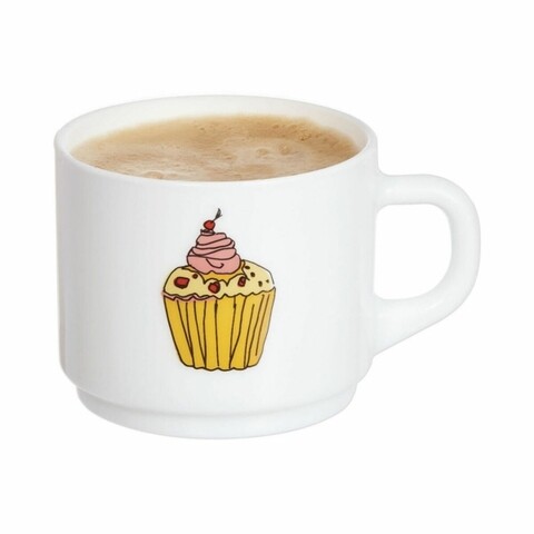 Ceasca, Luminarc, Gourmandise Cupcake, 220 ml, sticla, multicolor