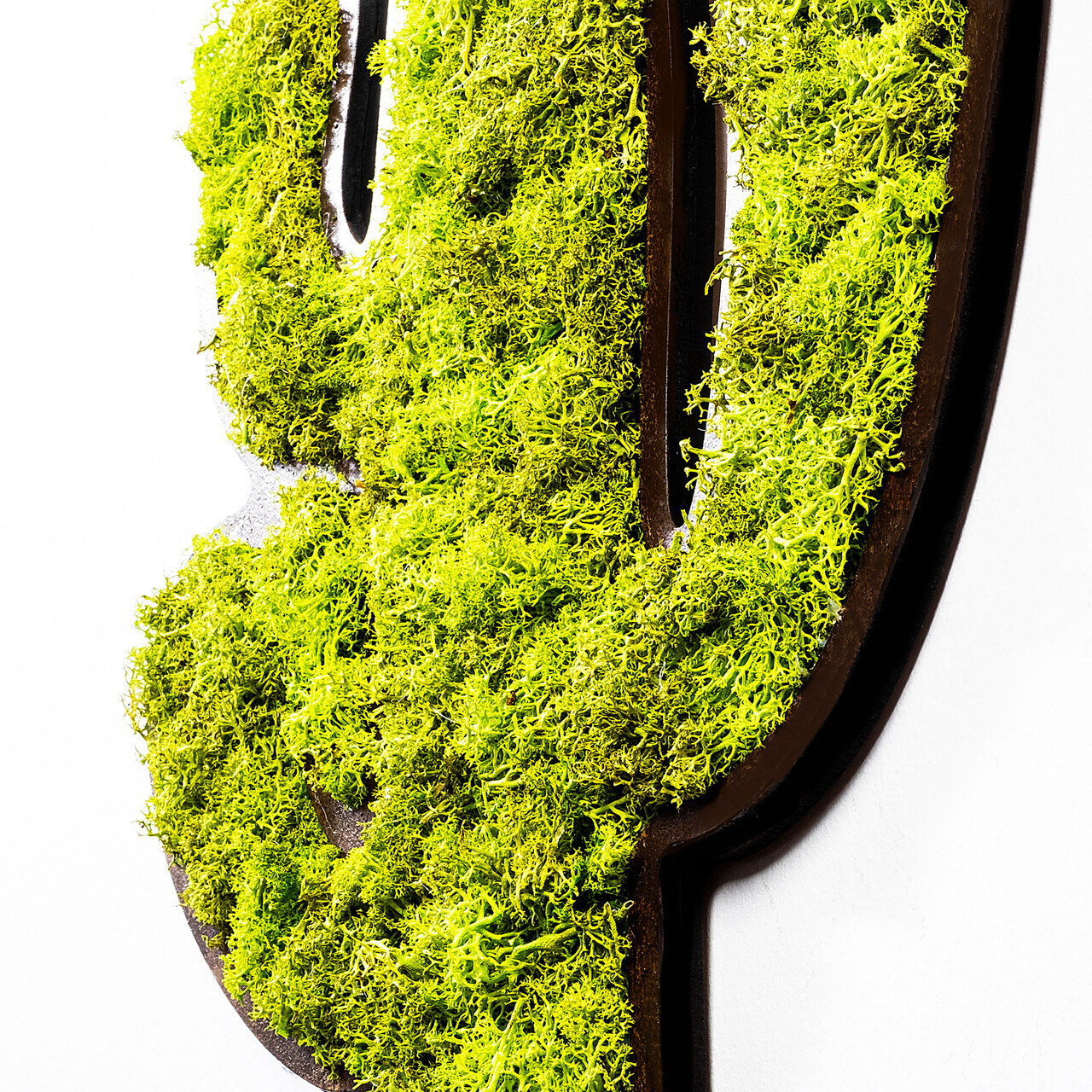 Decoratiune de perete, Cactus, Dimensiuni: 34 x 1,6 x 45 cm, Verde/Alb - view 3