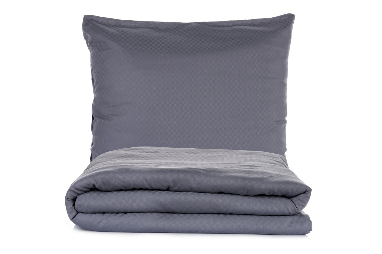 Lenjerie de pat dubla (DE), L'essentiel Maison, Plaid, Gri - imagine 4