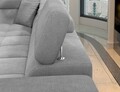 Coltar extensibil dreapta 4 locuri ELTAP, RT-04RAQ, Eridano, 275x202x88 cm, lemn/poliester, gri deschis