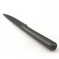Cutit pentru decojit Luigi Ferrero, FR-2309BT, 9 cm, inox/invelis titanium negru