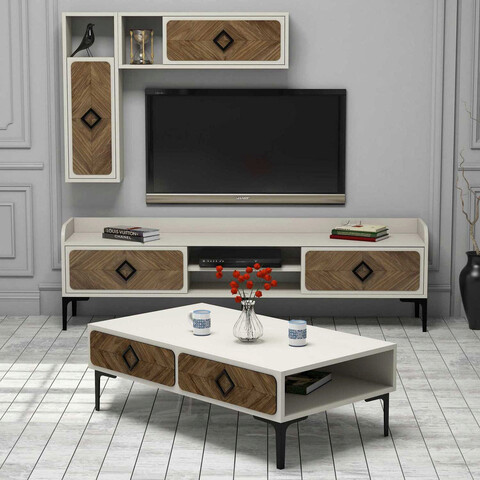 Set mobilier living, Hommy Craft, Samba, Nuca / Crema Hommy Craft