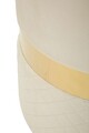 Set 2 taburete cu spatiu depozitare Sheffild, Mauro Ferretti, 37x42 cm, 28x35 cm, fier/MDf/poliester, crem