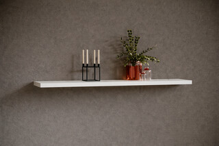 120x26 cm, Alb mat