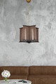 Lustra, FullHouse, 390FLH1598, Metal, Negru / Aur roz