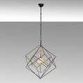 Lustra, Till - 13254, Fulgor, 51 x 51 x 113 cm, 1 x E27, 40W, negru