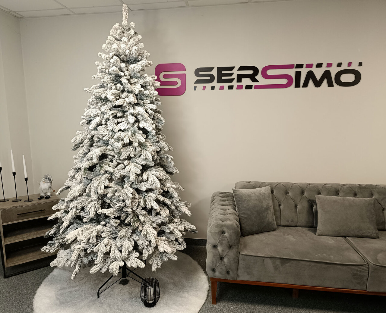 Brad artificial Christmas Deluxe by Sersimo, Kovalivska nins, 3D, 230cm — imaginea 10