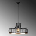 Lustra, Fellini - MR - 769, Alby, 53 x 124 cm, 1 x E27, 40W, negru/cupru