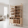 Corp biblioteca, Hanah Home, CPT4780-190, 120x.190x40 cm, PLACAJ CARPEN, Natural
