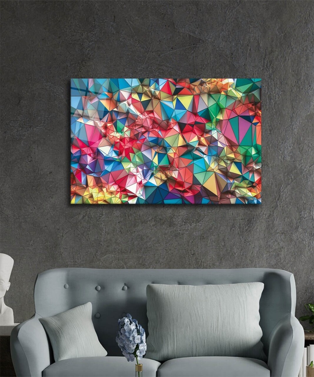Tablou decorativ, 0439, Dimensiuni: 46 x 72 cm, Multicolor - view 6
