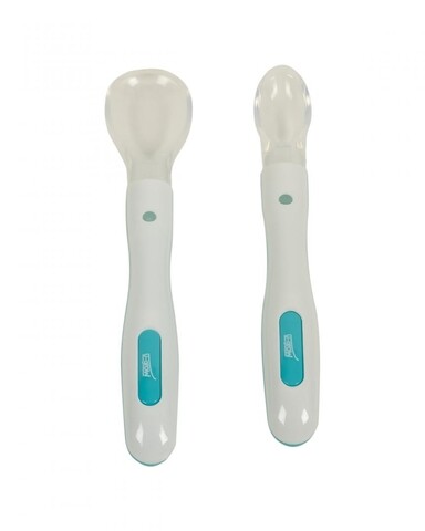 Set 2 lingurite din silicon, U-grow, silicon mezoni.ro