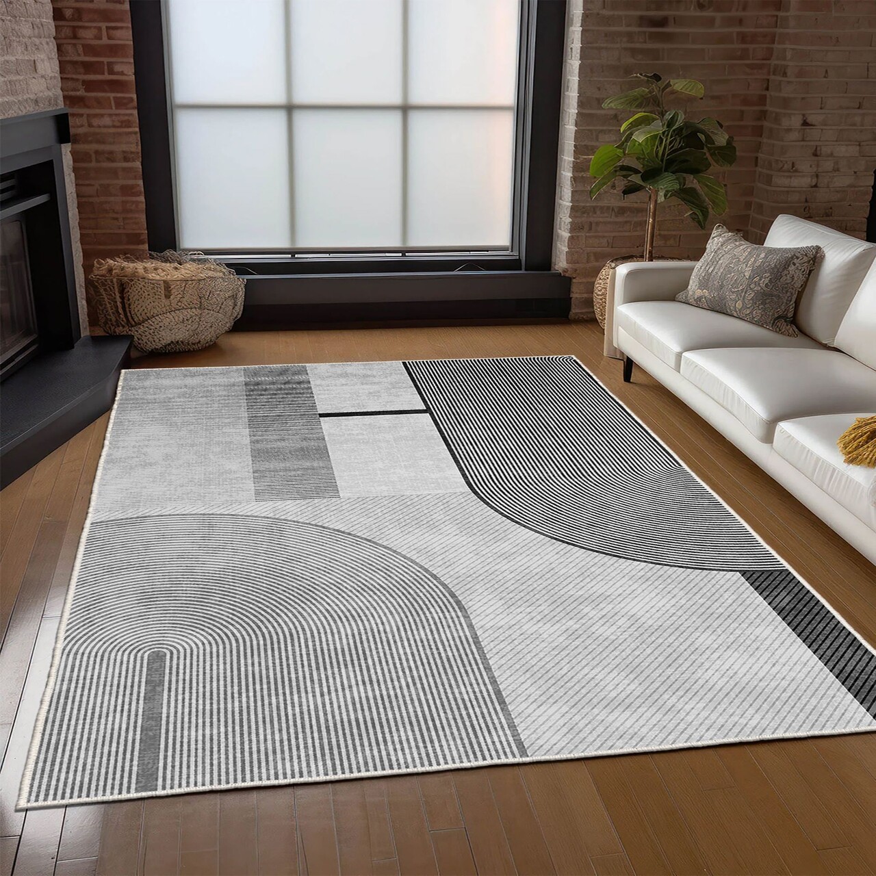 Covor (100 x 300), Infkece14, 100x300 cm, Gri - view 4