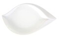 Platou servire Salsa, Ambition, 22 x 13 cm, portelan, alb