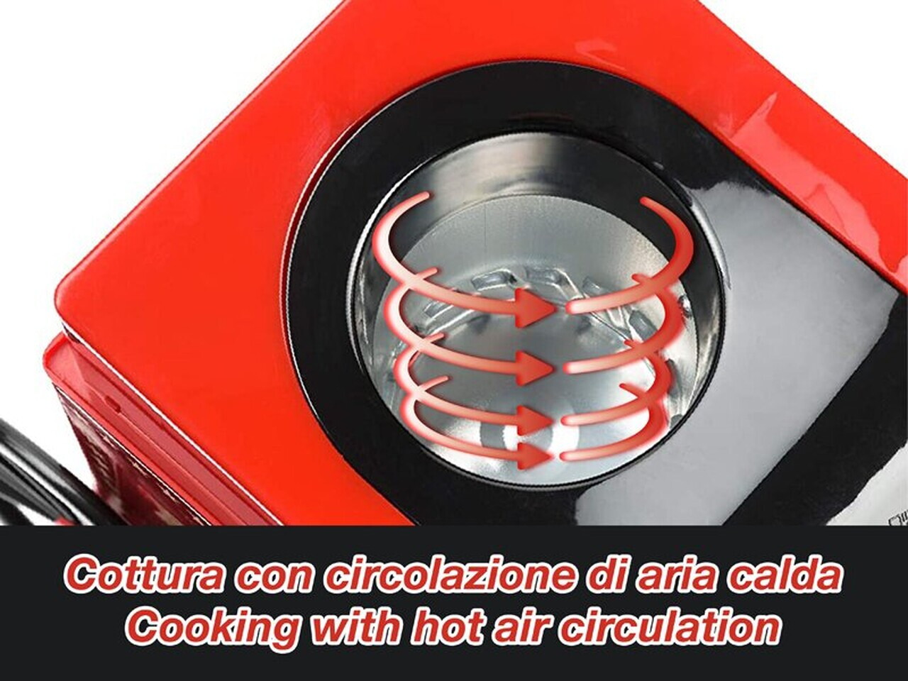 Aparat pentru popcorn BT.651Y, Beper, 1200 W, retro anii 50 - view 5