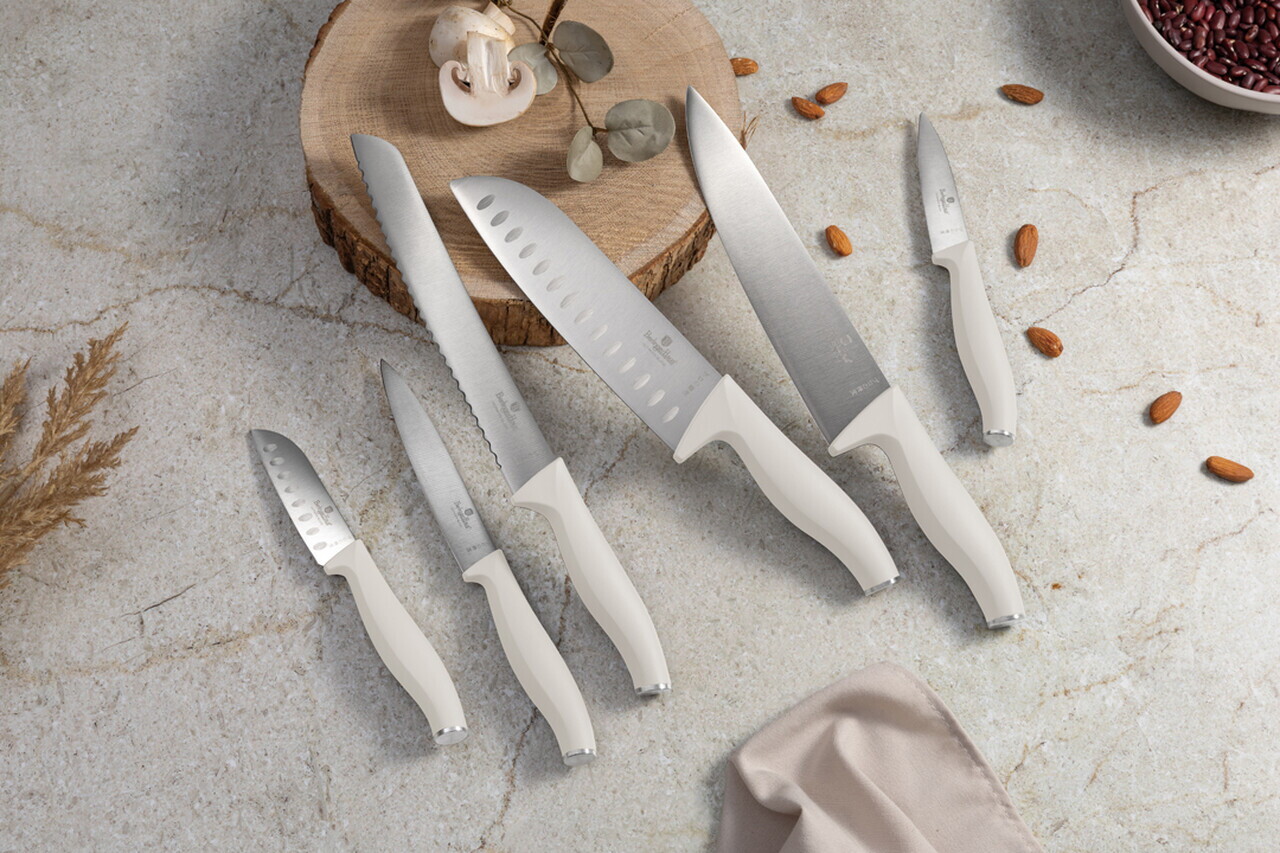 Set 6 cutite Berlinger Haus, Sahara, inox, crem mat - imagine 2
