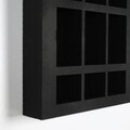 Organizator, Evila Originals, Meh207-M, 66x29x6 cm, Lemn, Negru