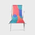 Sezlong Color Fiesta, Homla, 42x58.5x52.5 cm, lemn/poliester, multicolor