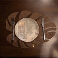 Set suporturi pentru farfurie, Payna, 790PYN1123, Lemn , Produs lucrat manual, Wenge