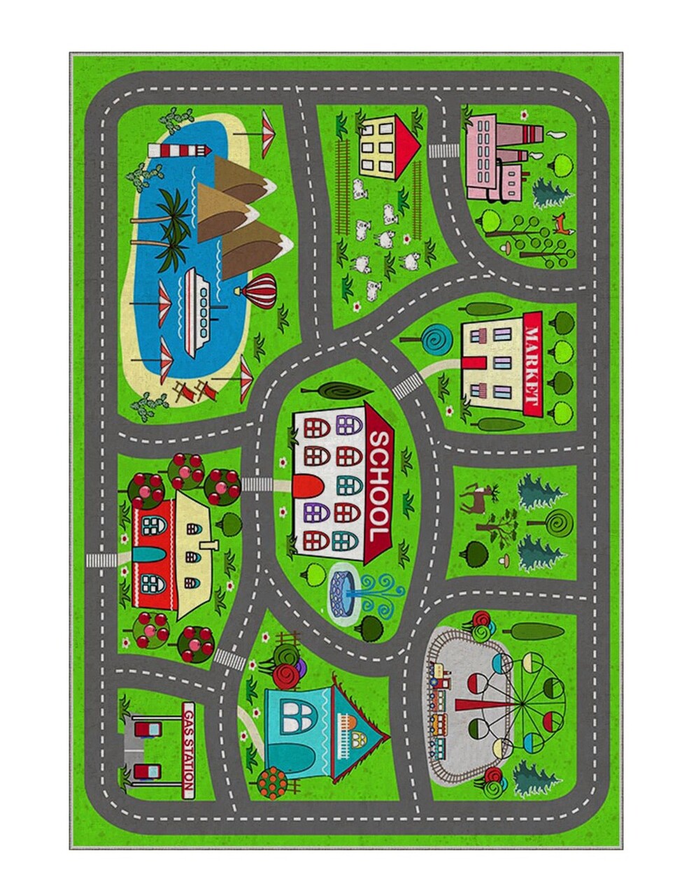 Covor (100 x 180), Cgkids4, 100x180 cm, Multicolor - view 4