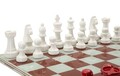 Joc de sah Red/White Chess, Mauro Ferretti, 61x61x14 cm, polirasina/sticla, multicolor