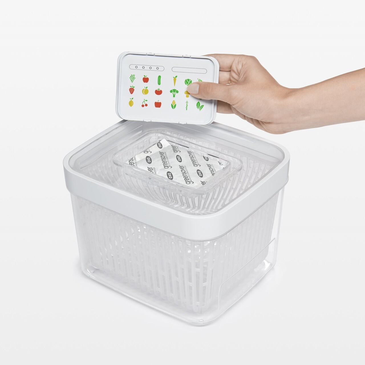 Set 4 rezerve filtru de carbune activ, "GreenSaver" - OXO - imagine 7