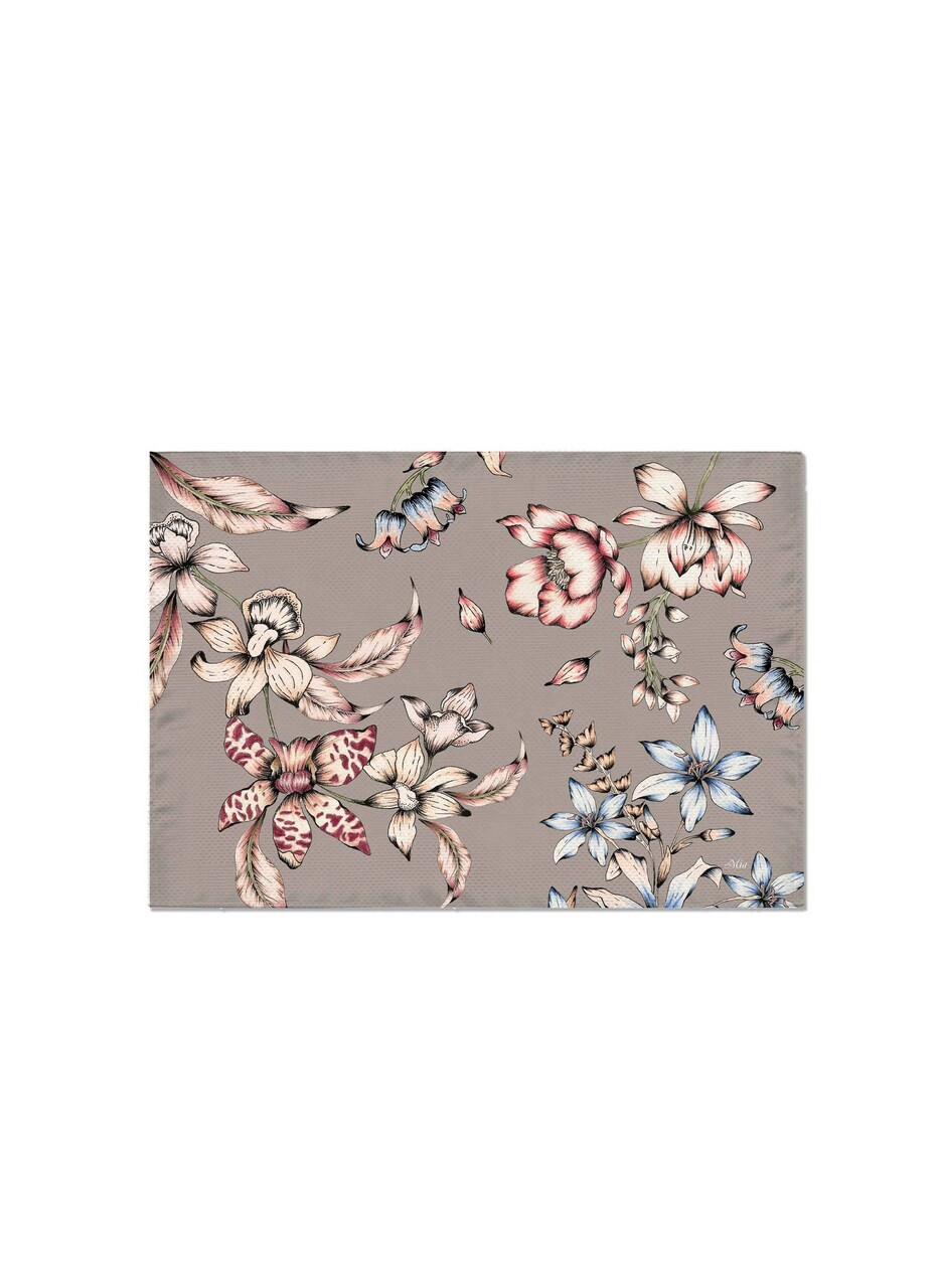 Set suporturi pentru farfurie, Mia, 742TMA7802, Poliester, Multicolor - 1 | YEO