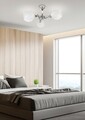 Lustra Raul, Candellux, 62 x 30 cm, 3 x E14, 40W, crom/alb