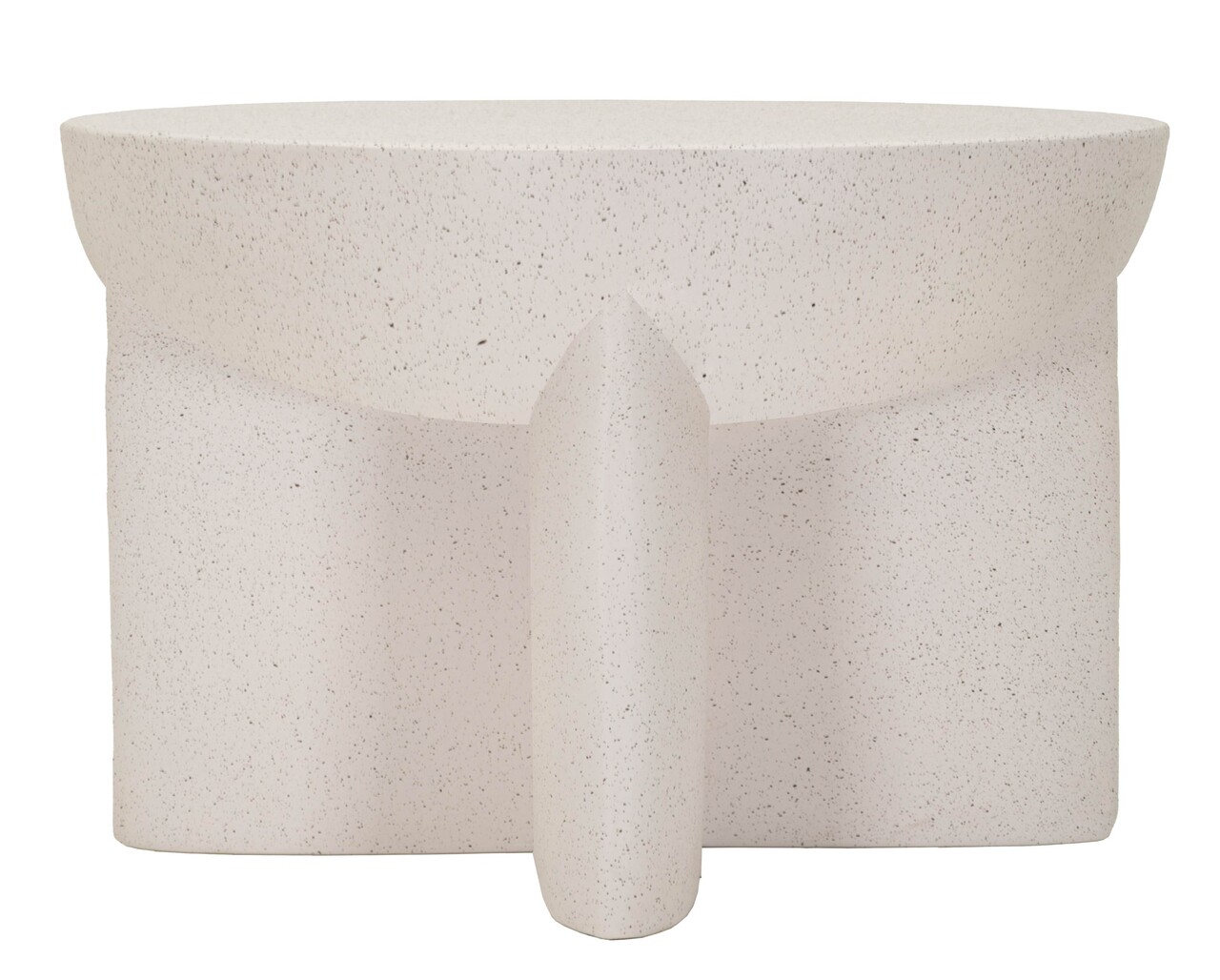Masuta de cafea, Mauro Ferretti, History, 63.8x42.5 cm, utilizare interior / exterior,  oxid de magneziu, crem - view 5