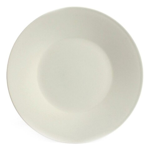 Bol snack, la mediterranea, 14.3x11.5x3.8 cm, gresie, alb