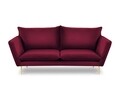 Canapea, Verveine, Mazzini Sofas, 3 locuri, 212x95x96 cm, catifea, rosu