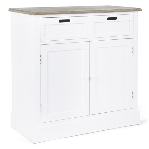 Bufet inferior dorotea, bizzotto, 84 x 39.5 x 85 cm, mdf/lemn de paulownia