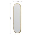 Oglinda decorativa, Siam, Magnum, 40x120x2.2 cm, MDF , Natural