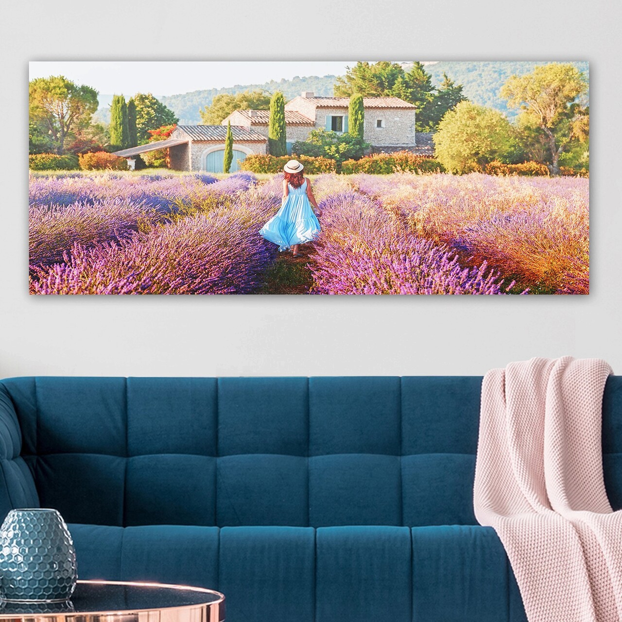 Tablou decorativ YTY1135437281_50120 Cadru: 100% LEMN (grosime: 3 cm) Multicolor