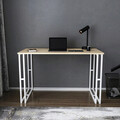 Birou, Retricy, Kane, 120x60x74.8 cm, PAL, Stejar alb