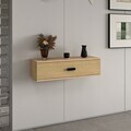 Bufet, Hanah Home, Vina, 90x24x30 cm, Coș Adânc / Delfinul Umbrei